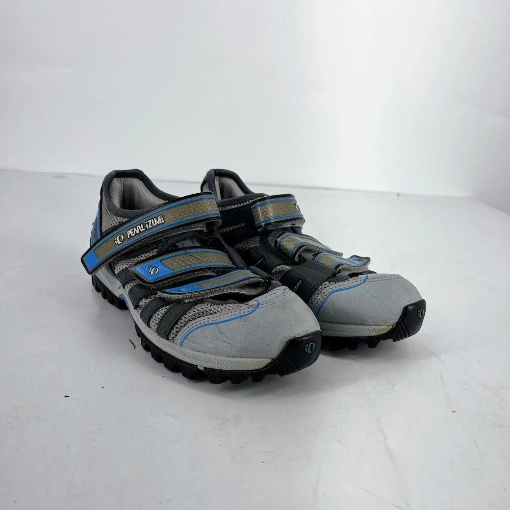 Pearl Izumi Drift W Womens Mountain Bike Spin Shoes Grey Blue 5788 EUR 40 US 8.5